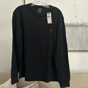 Polo Ralph Lauren Men’s Long Sleeve Tshirt Black New
